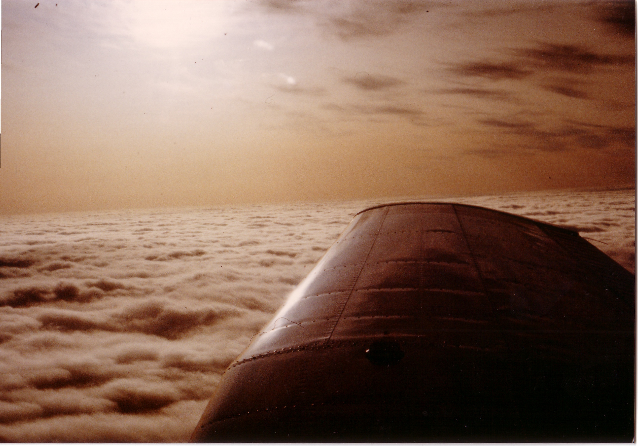 above the clouds